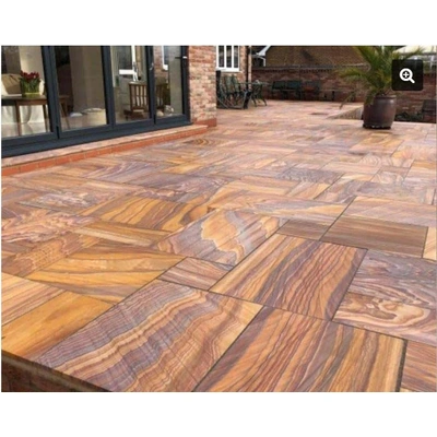 Rainbow Sandstone Tiles