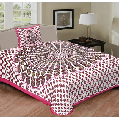 Jangid Enterprise Rngoli Print Bedsheet