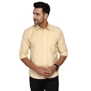 Men's Casual sanchi Silk Shirt