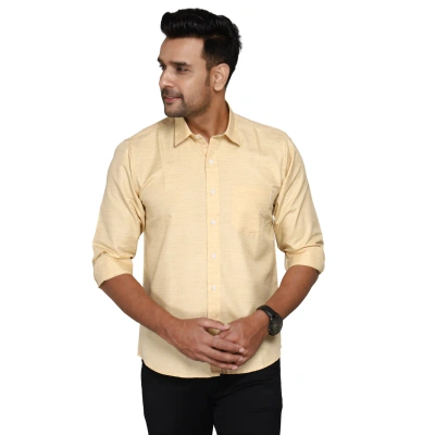 Men's Casual sanchi Silk Shirt