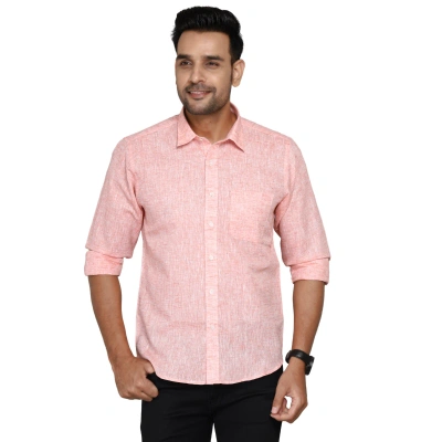 Slub Cotton Casual Shirt