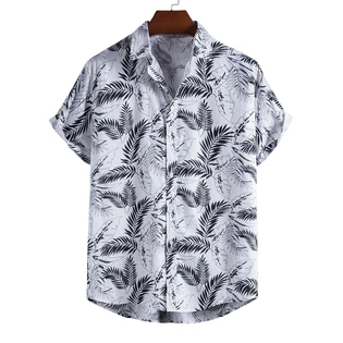 White-Black Digital Printed Shirt