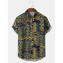 Greenish Printed Shirt