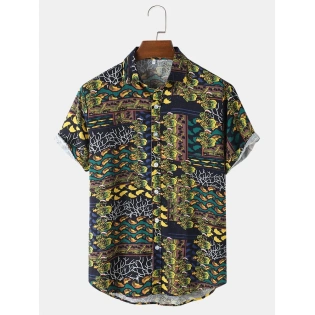 Greenish Printed Shirt