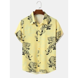 Light Yellow Printed Shirt