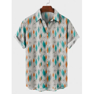 Cool Men Printed Shirt