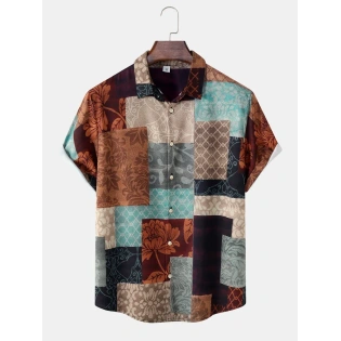 Trending Multicolored Printed Shirt For Men