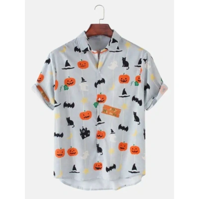 Halloween Printed Shirt For Men