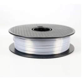 Wanhao 3D Printer Filament PLA 1.75mm Silk Silver 1Kg