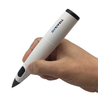 Selfie360 3d doodle pen white with free Stencil book, pen stand, 20 different colour PCL filament