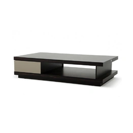 Oak And Grey Gloss Veneer Coffee Table