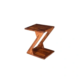 Z Shaped Wooden Coffee Table