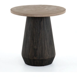 Mango Wood Design End Table