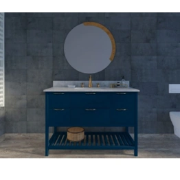 48 Inch Navy Blue Bathroom Vanity Set