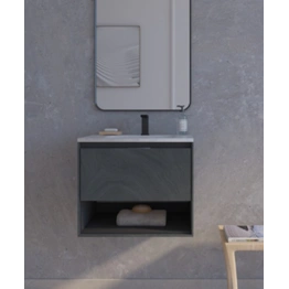 24 Inch Grey Wall Mount Vanity