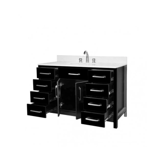 Verde Black 48 Inch Vanity Set