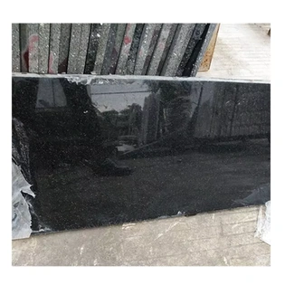 Indian Black Natural Granite Slabs