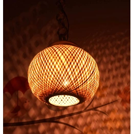 Round Hanging Bamboo Lampshade