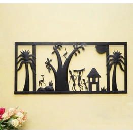 Unique Handcrafted Village's Wrought Iron Wall Frame