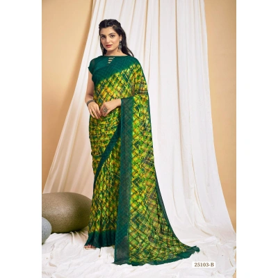 Shine bright with our Star Chiffon Sarees new trend in budget for Women