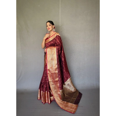 Banarsi handloom saree rich pallu and indian cultural saree wear for womena and ladies