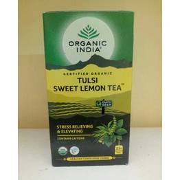 Organic India Tulsi Sweet Lemon Tea (25 Infusion Bags)