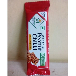 24 Mantra Organic Organic Peanut Chikki 20g