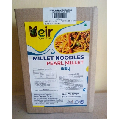 Ueir Organic Pearl Millet Noodles or Kambu Noodles 180g