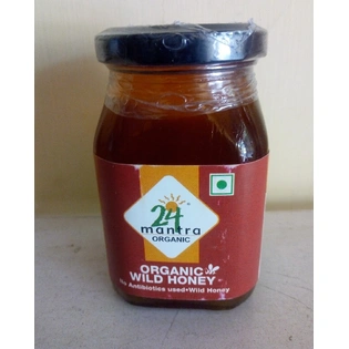 24 Mantra Organic Organic Wild Honey 250g (Glass Bottle Product)