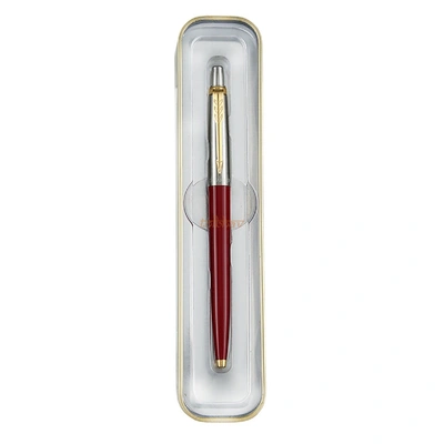 Parker Jotter Standard Gold Trim Ball Pen Red