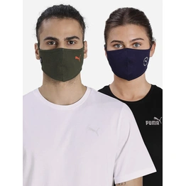 Puma Headband Unisex Face Mask, Forest Night-Peacoat