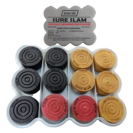 SISCAA Sure SLAM Premium Carrom Coins - Set of 24