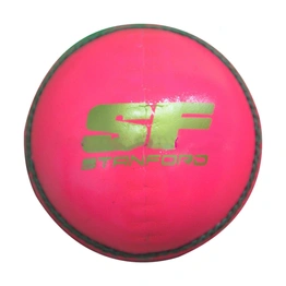 SF Truetest 4 piece Leather Cricket Ball (Pink,pack of 1)