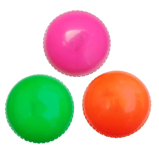 Aashray Synthetic Cricket Wind Balls (Multicolour, Standard Size) Pack of 3