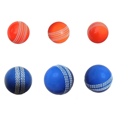 Aashray T-20 Cricket swing and spin Training Synthetic Ball (Pack of 3, Multicolor)