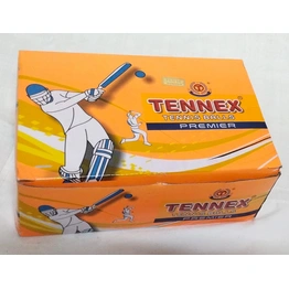 Tennex Premier Light and Soft Ball For Cricket Tennis Ball (Pack of 6, Green)