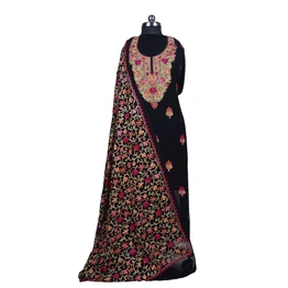 THREADWORK GEORGETTE SALWAR SUITS (#GEORGETTE-BLACK)