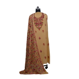 THREADWORK GEORGETTE SALWAR SUITS(#GEORGETTE-MUSTARD)