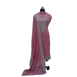 THREADWORK RAYON SALWAR SUITS(# Z302 - PINK)