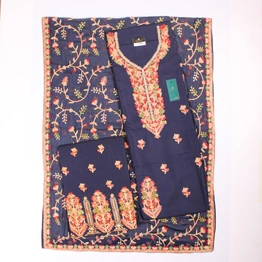 THREADWORK RAYON SALWAR SUITS (# P102-NAVY )