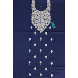 CASMIR Women Pashmina Kashmiri TILLA/ZARI Embroidery WORK SALWAR SUIT(# J502-BLUE)