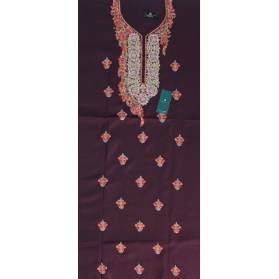 CASMIR Women Pashmina Kashmiri TILLA/ZARI Embroidery WORK SALWAR SUIT(#J601-MAGENTA)