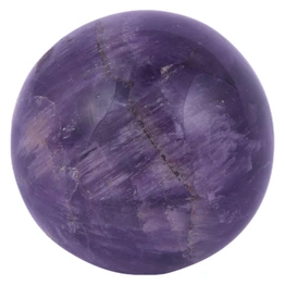 Amethyst Stone Sphere Ball | Amethyst Stone Crystal Sphere Ball, Healing Crystal Handcarved Crystal Stone Sphere Ball, Polished Feng Shui Crystal Ball for Reiki, Healing, Vastu(PRI_20)