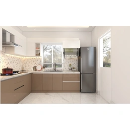 A Small Yet Spacious L-Shaped Kitchen Design