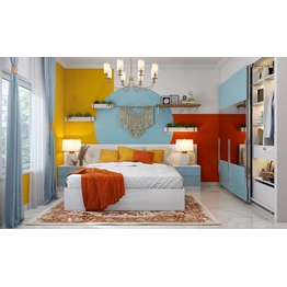 A Multicoloured Eclectic Bedroom Design