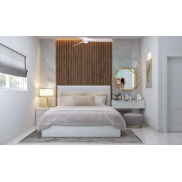 A Modern Bedroom With A Soothing Colour Palette