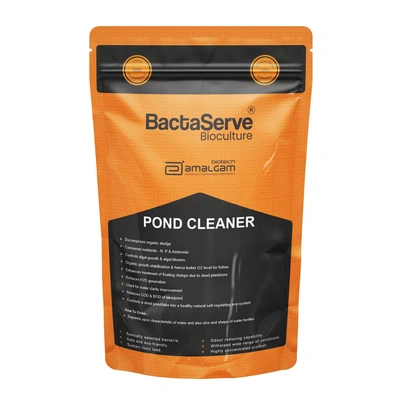 BactaServe – Pond Cleaner, (Organic Method To Degrade Organic Sludge In Ponds) Natural Solution for Clean and Healthy Ponds