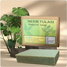 YUKI Yuki's NEEM TULASI Natural bath soap