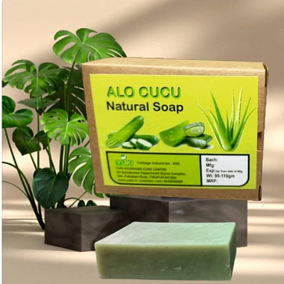 YUKI Yuki's ALO CUCU Natural bath soap