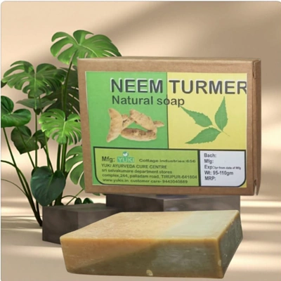 Yuki's NEEM TURMERIC Natural bath soap